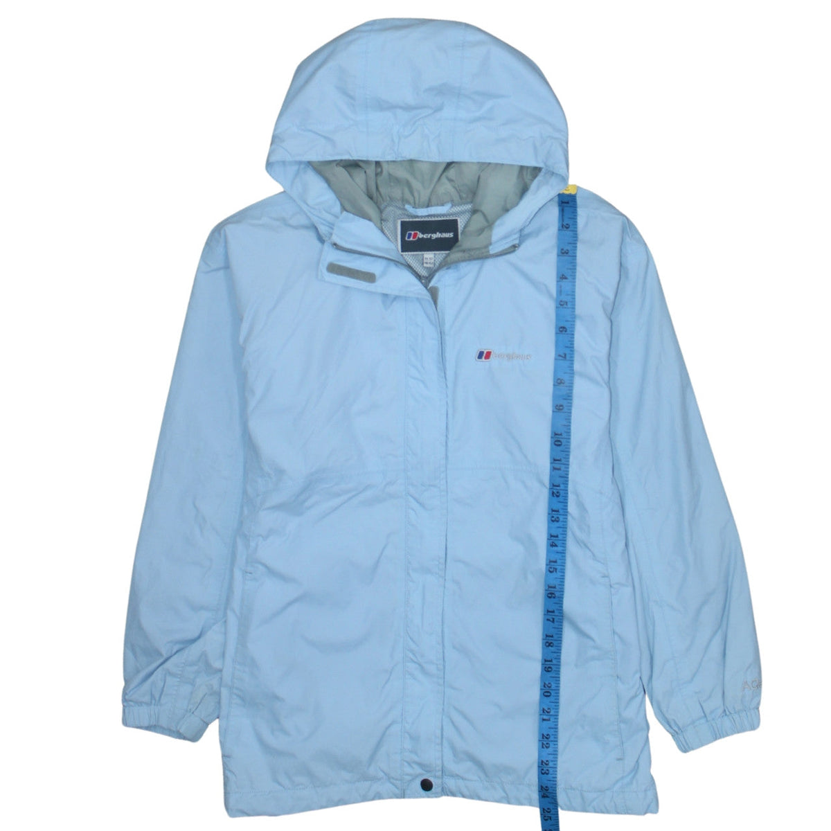 Berghaus Girls Blue Hooded Waterproof Rain Coat Jacket 11-12 Years