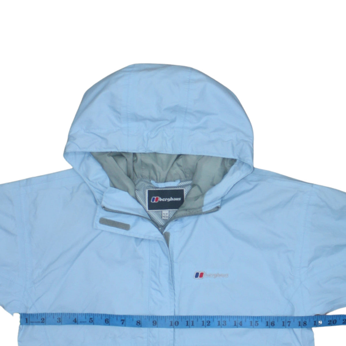 Berghaus Girls Blue Hooded Waterproof Rain Coat Jacket 11-12 Years