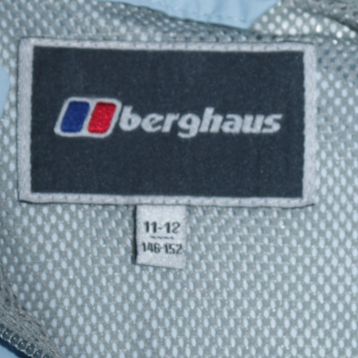 Berghaus Girls Blue Hooded Waterproof Rain Coat Jacket 11-12 Years