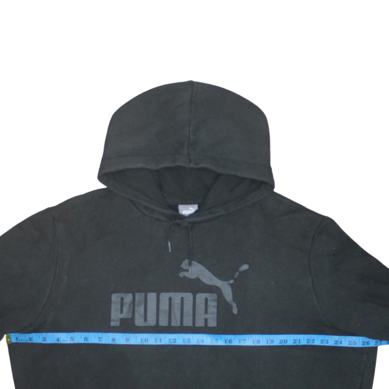 Puma Men's Black XL Pullover Hoodie Sports Fleece Sweatshirt