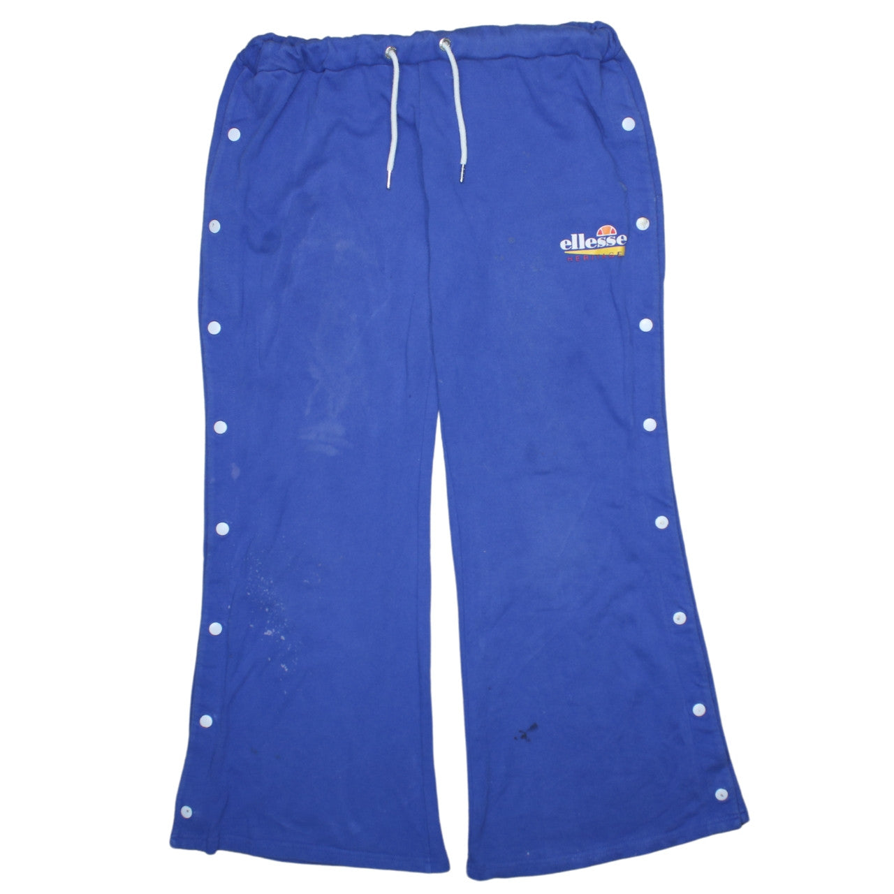 Ellesse Womens Blue UK 10 Heritage Snap Track Pants