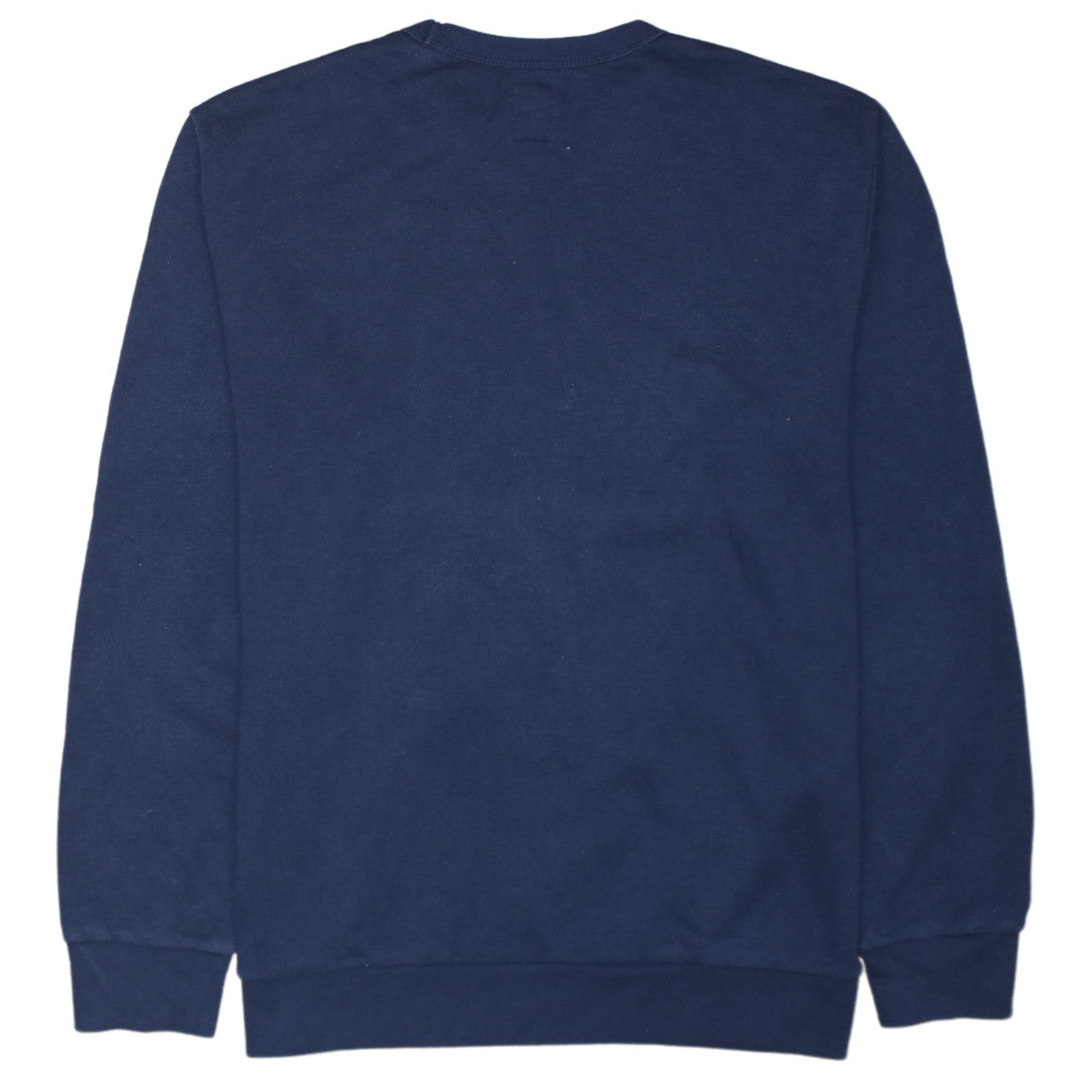 GAP Women Navy Blue Logo Crew Neck Pullover Sweatshirt L