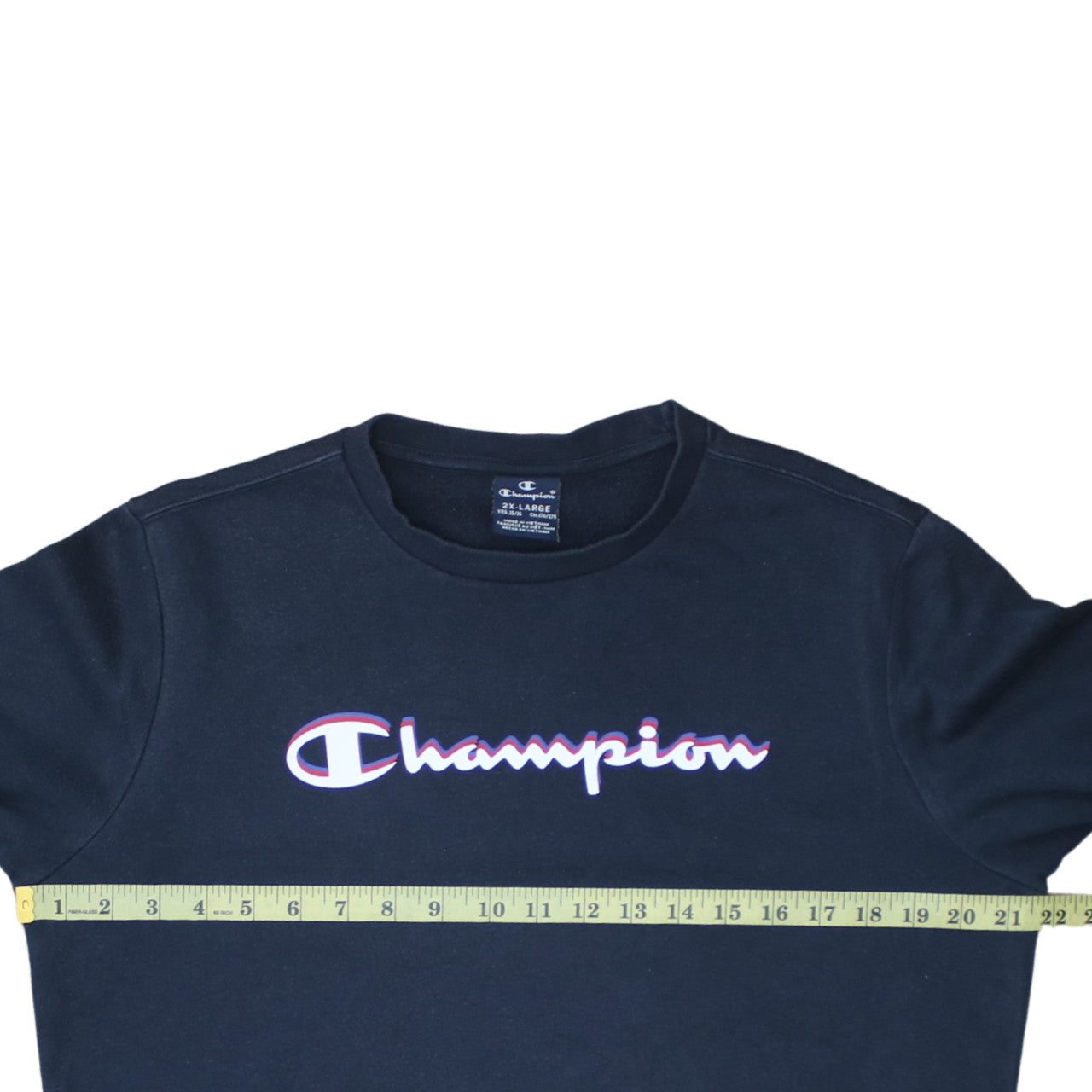 Champion Boys Black Pullover Sweatshirt 15-16 Years Logo Crew Neck Fleece