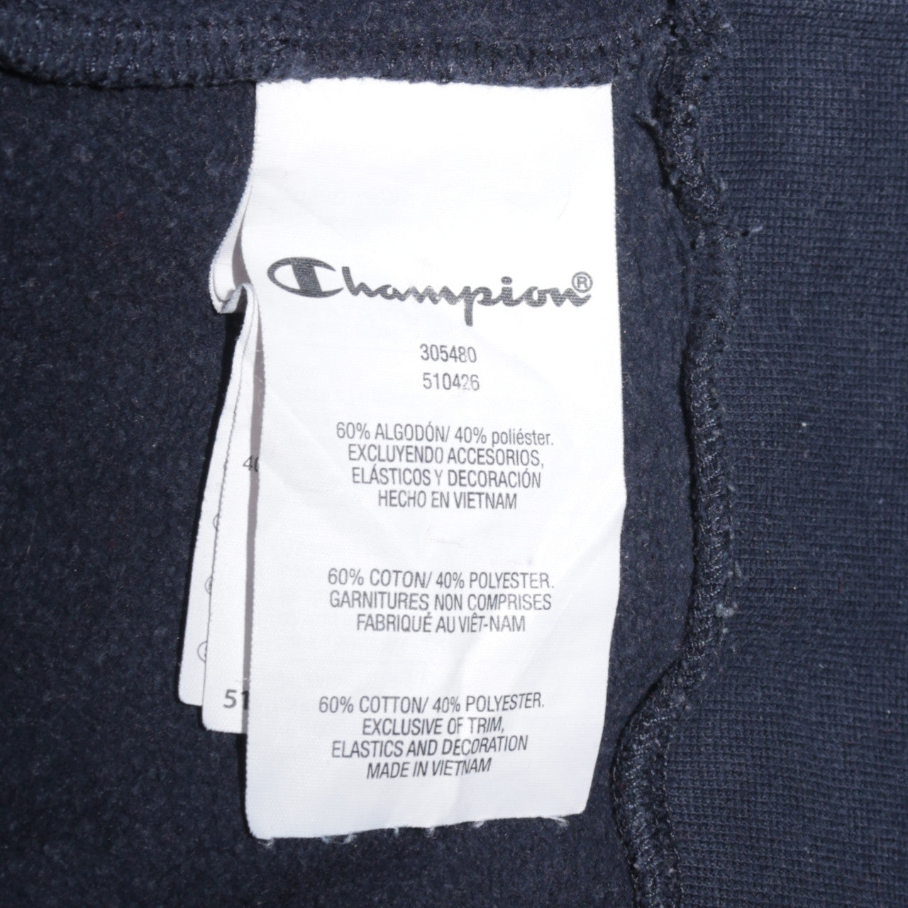 Champion Boys Black Pullover Sweatshirt 15-16 Years Logo Crew Neck Fleece