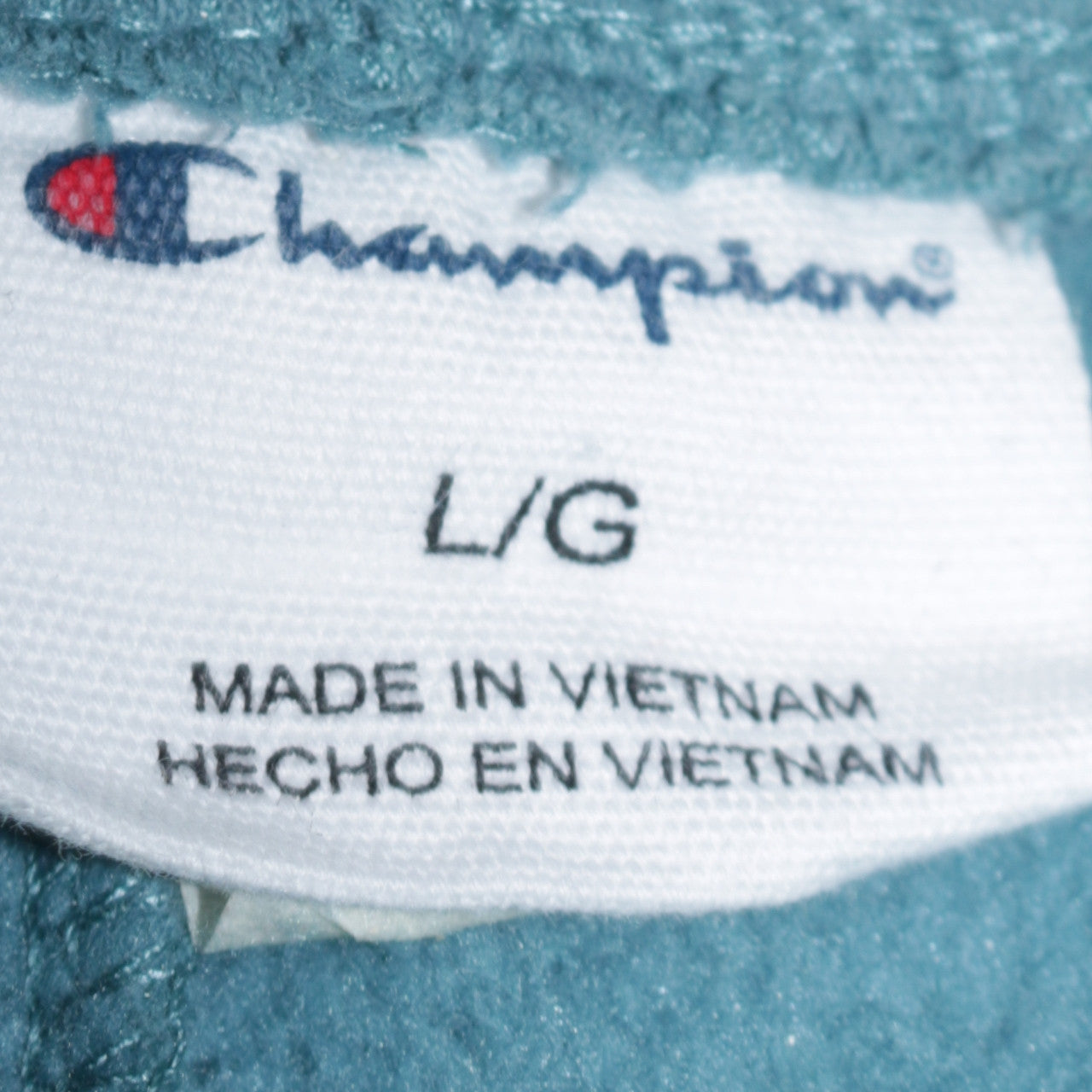 Champion Men's Blue Fleece Sweatpants L Drawstring Comfort Fit