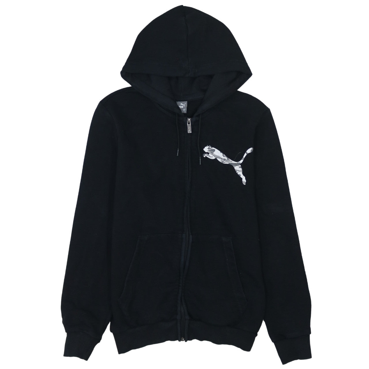 Puma Men's Black XS Full Zip Hoodie Sweatshirt
