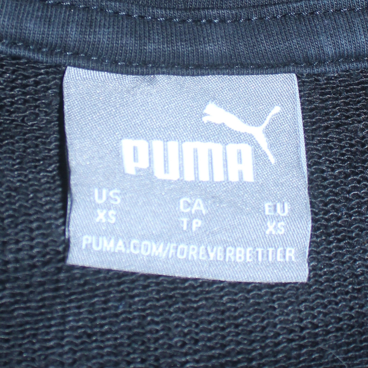 Puma Men's Black XS Full Zip Hoodie Sweatshirt