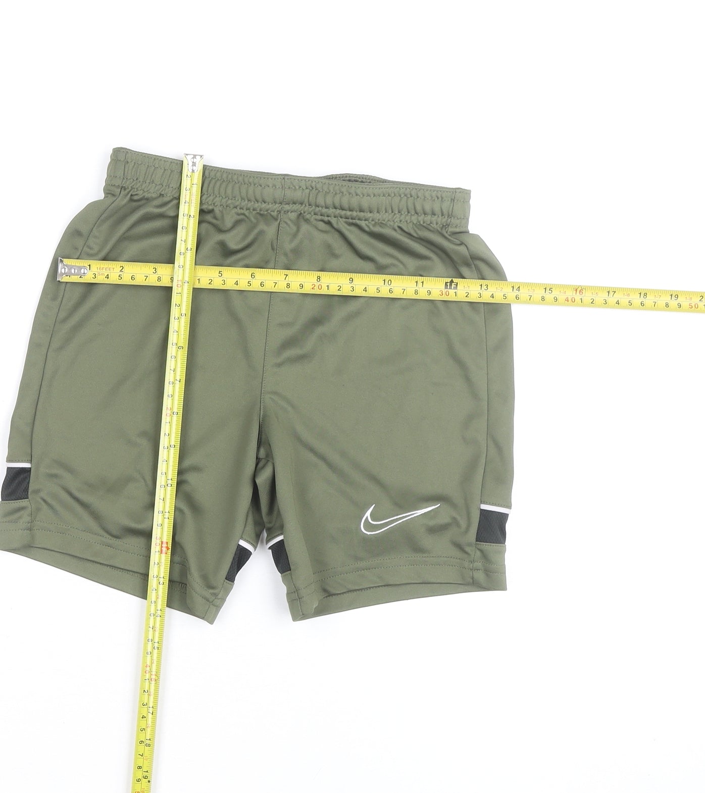 Nike Boys Green Dri-FIT Athletic Shorts Size S Sports Activewear