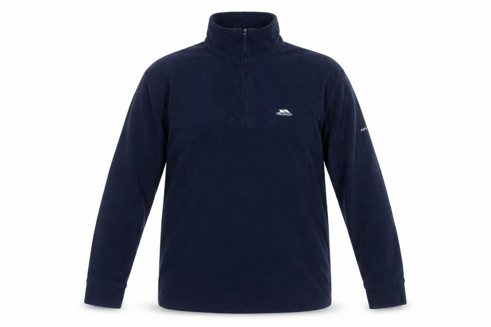 Trespass Men's Blue 2XL Fleece 1/2 Zip Activewear Jacket