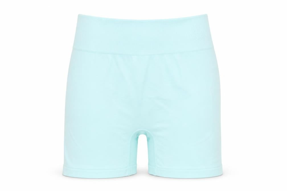Kappa Womens Blue Seamless Biker Shorts Size S Active Gymwear