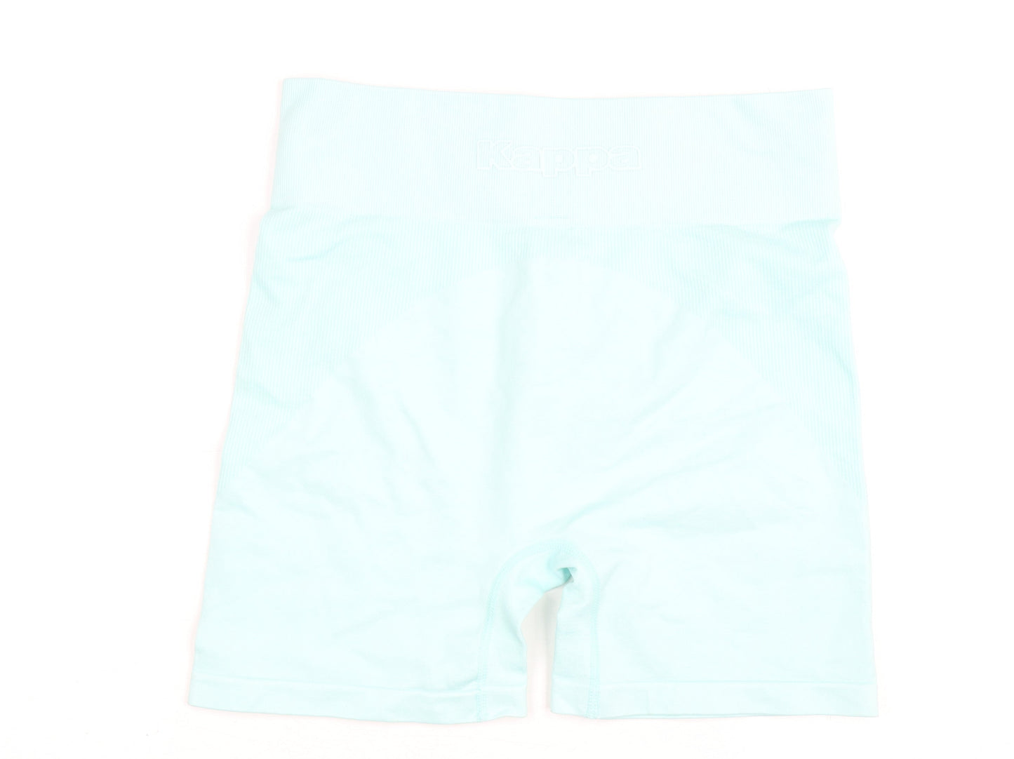 Kappa Womens Blue Seamless Biker Shorts Size S Active Gymwear