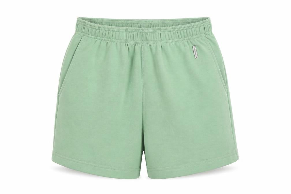 Powercut Women Green M Athletic Jersey Shorts