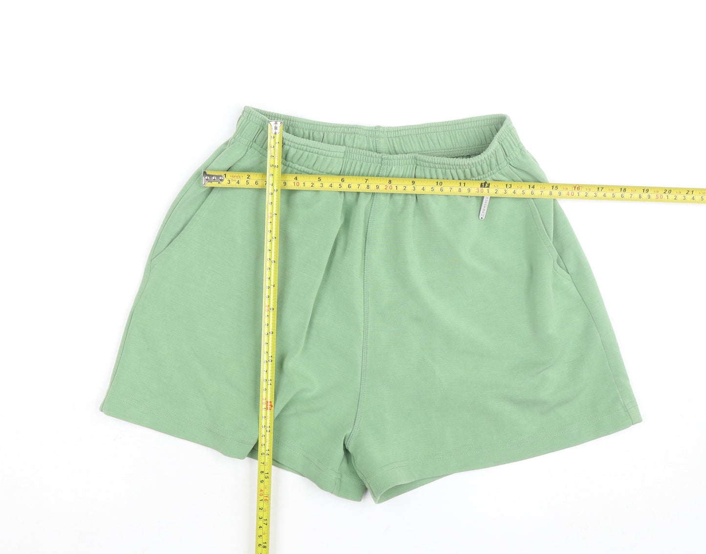 Powercut Women Green M Athletic Jersey Shorts