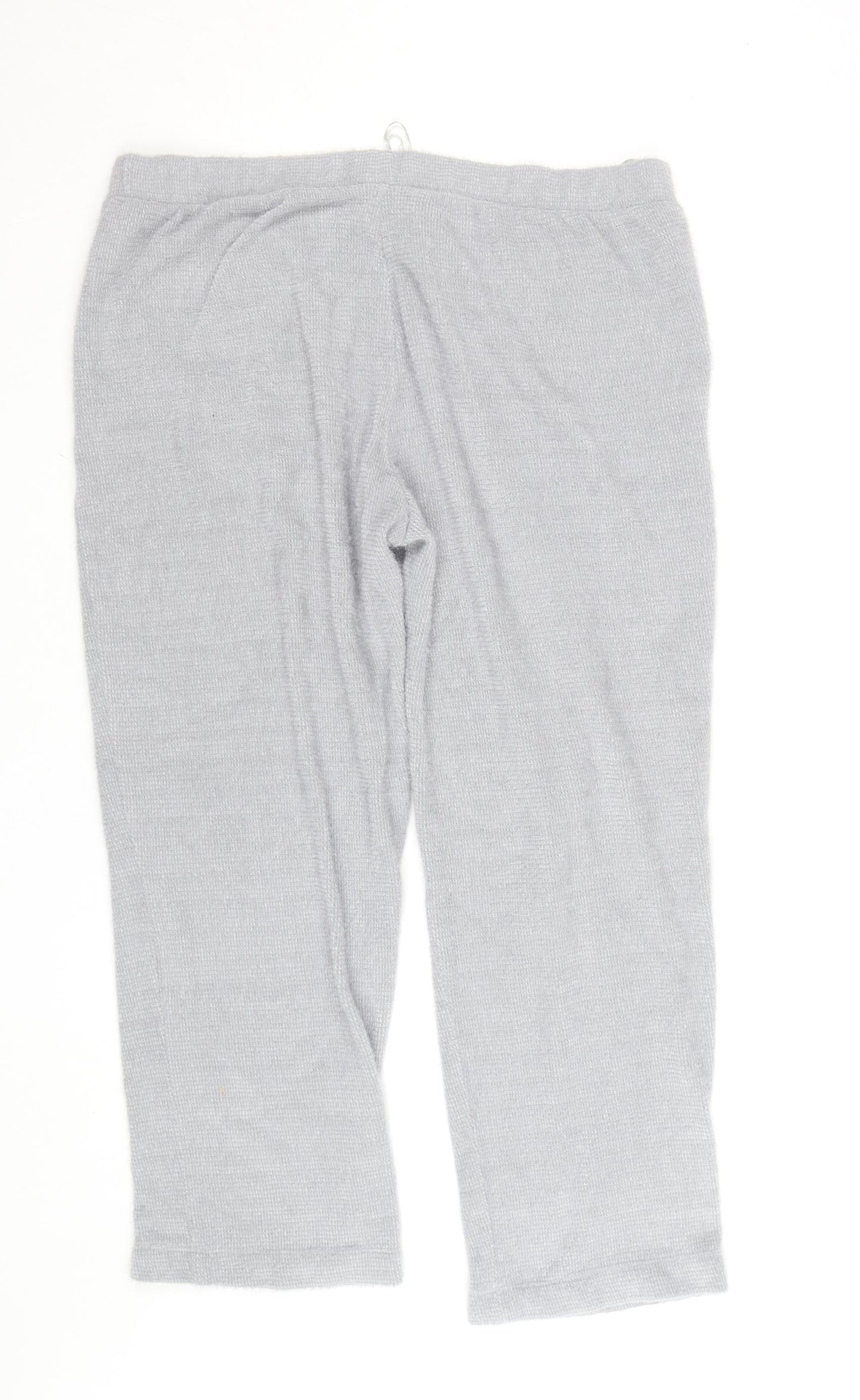 Marks and Spencer Womens Grey Knit Jogger Trousers Size L