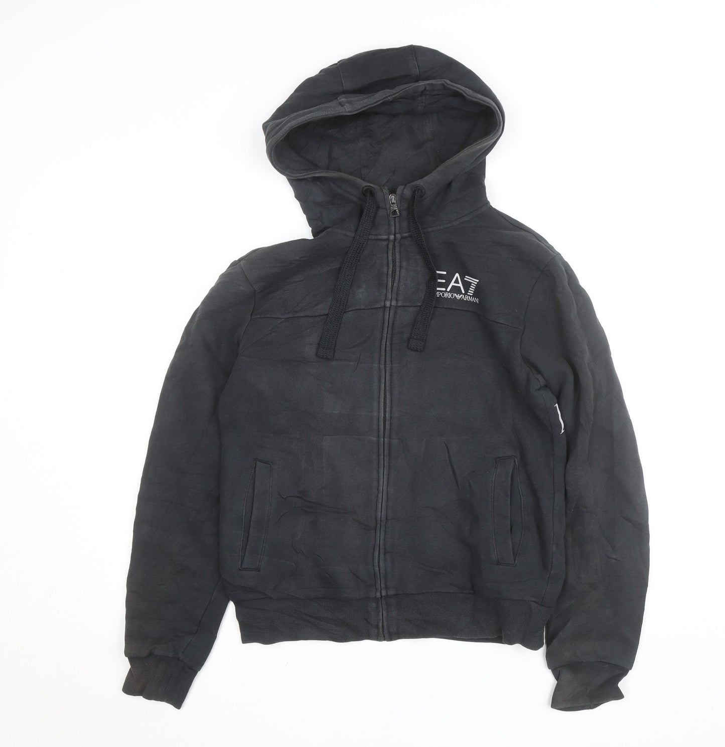 Emporio Armani EA7 Men's Black XS Full Zip Hoodie