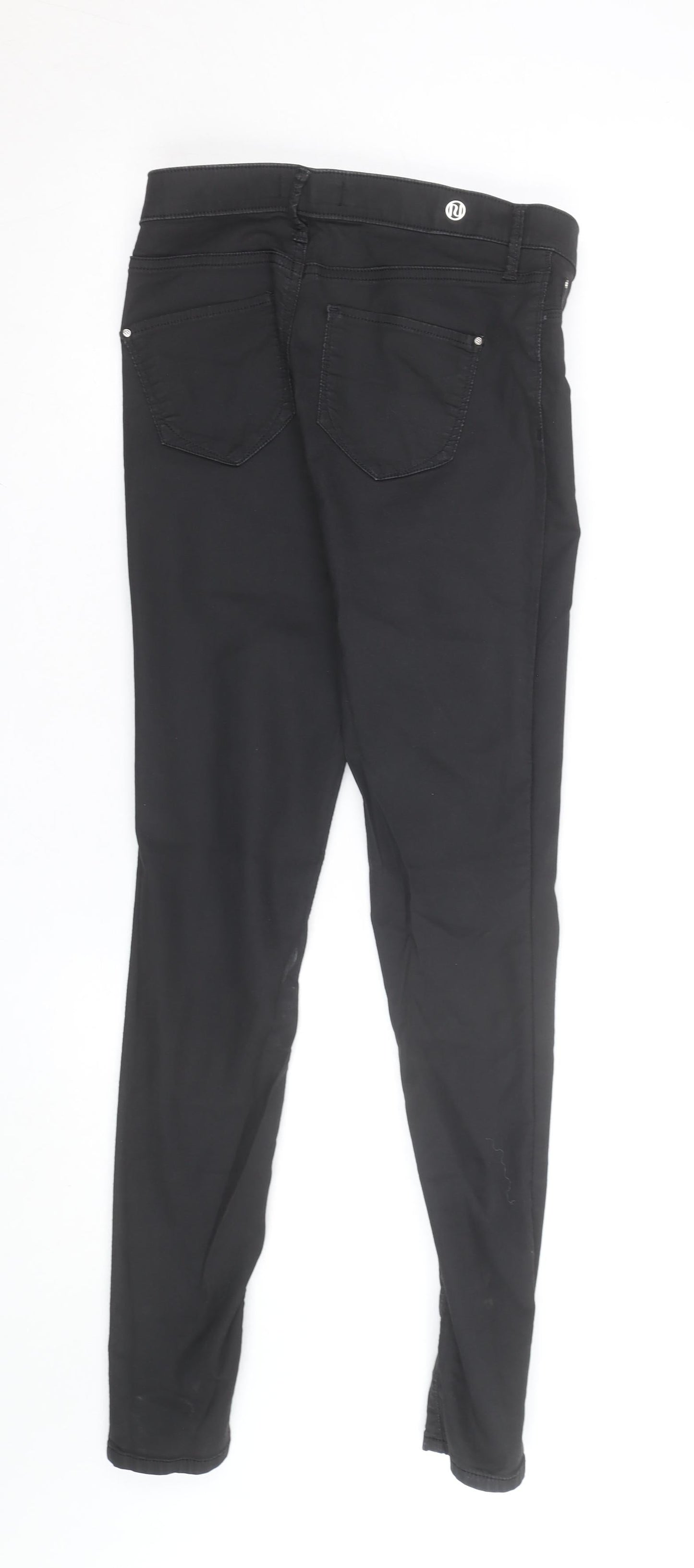 River Island Women’s Black Skinny Jeans Size 12 Stretch Denim