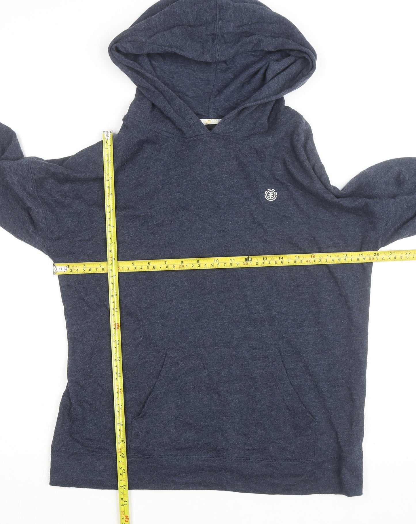 Element Womens Navy Blue Pullover Hoodie Size M Cotton Blend