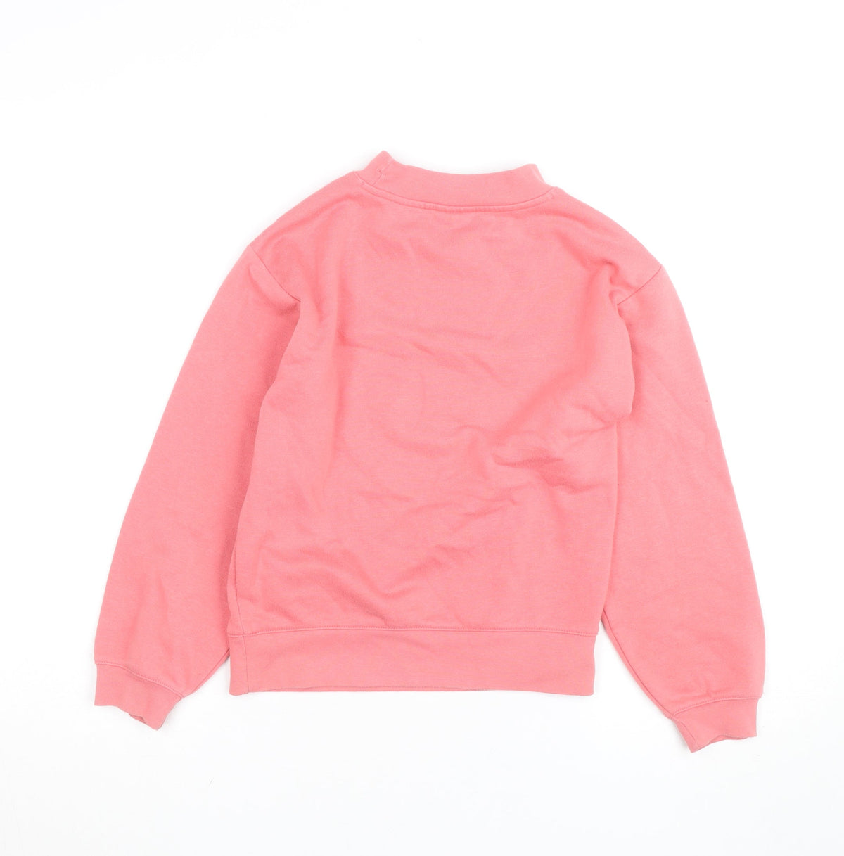 Champion Girls Pink Sweatshirt Medium 9-10 Years Cotton Blend Logo Style