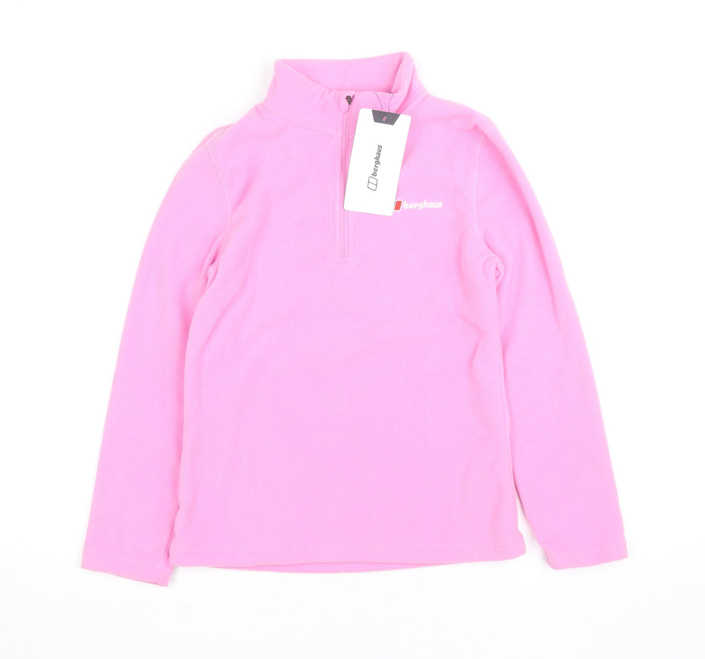 Berghaus Girls Pink 1/4 Zip Fleece Activewear Jacket 11-12 Years