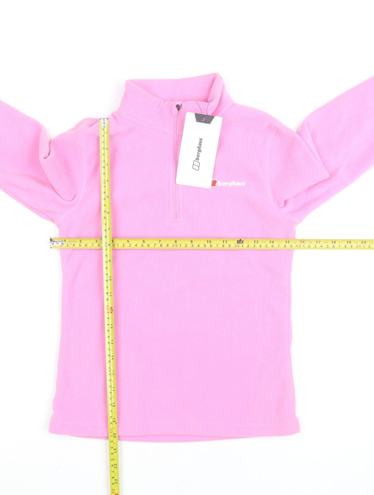 Berghaus Girls Pink 1/4 Zip Fleece Activewear Jacket 11-12 Years