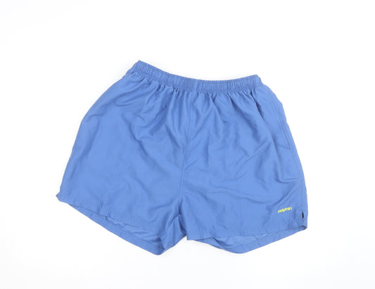 Dolphin Men's Blue 2XL Swim Shorts Elastic Waist Quick Dry
