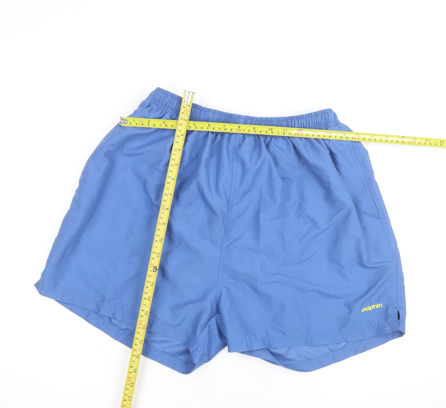 Dolphin Men's Blue 2XL Swim Shorts Elastic Waist Quick Dry
