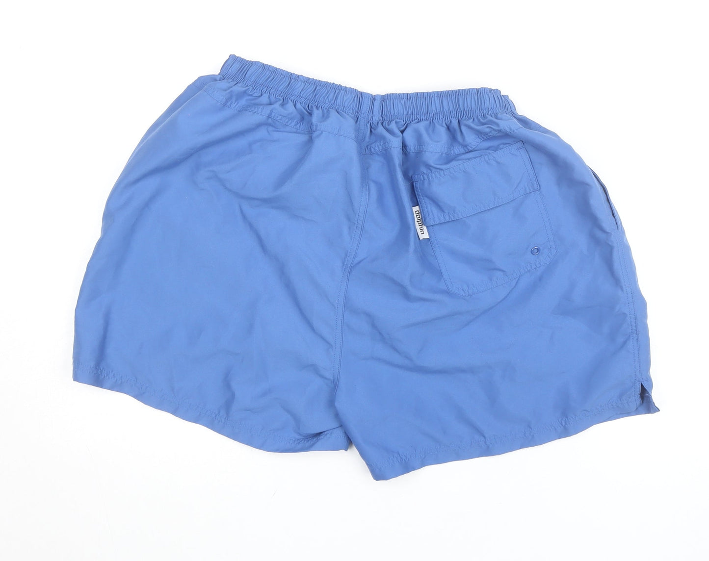 Dolphin Men's Blue 2XL Swim Shorts Elastic Waist Quick Dry