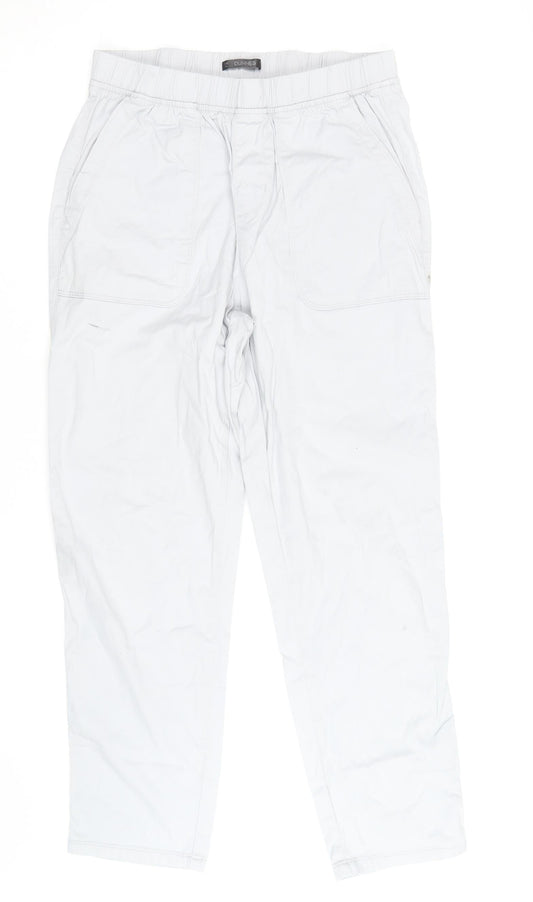 Dunnes Men’s Grey Regular Fit Cargo Elastic Waist Trousers M