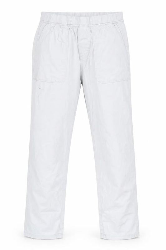 Front view of Dunnes Men’s Grey Regular Fit Cargo Elastic Waist Trousers M