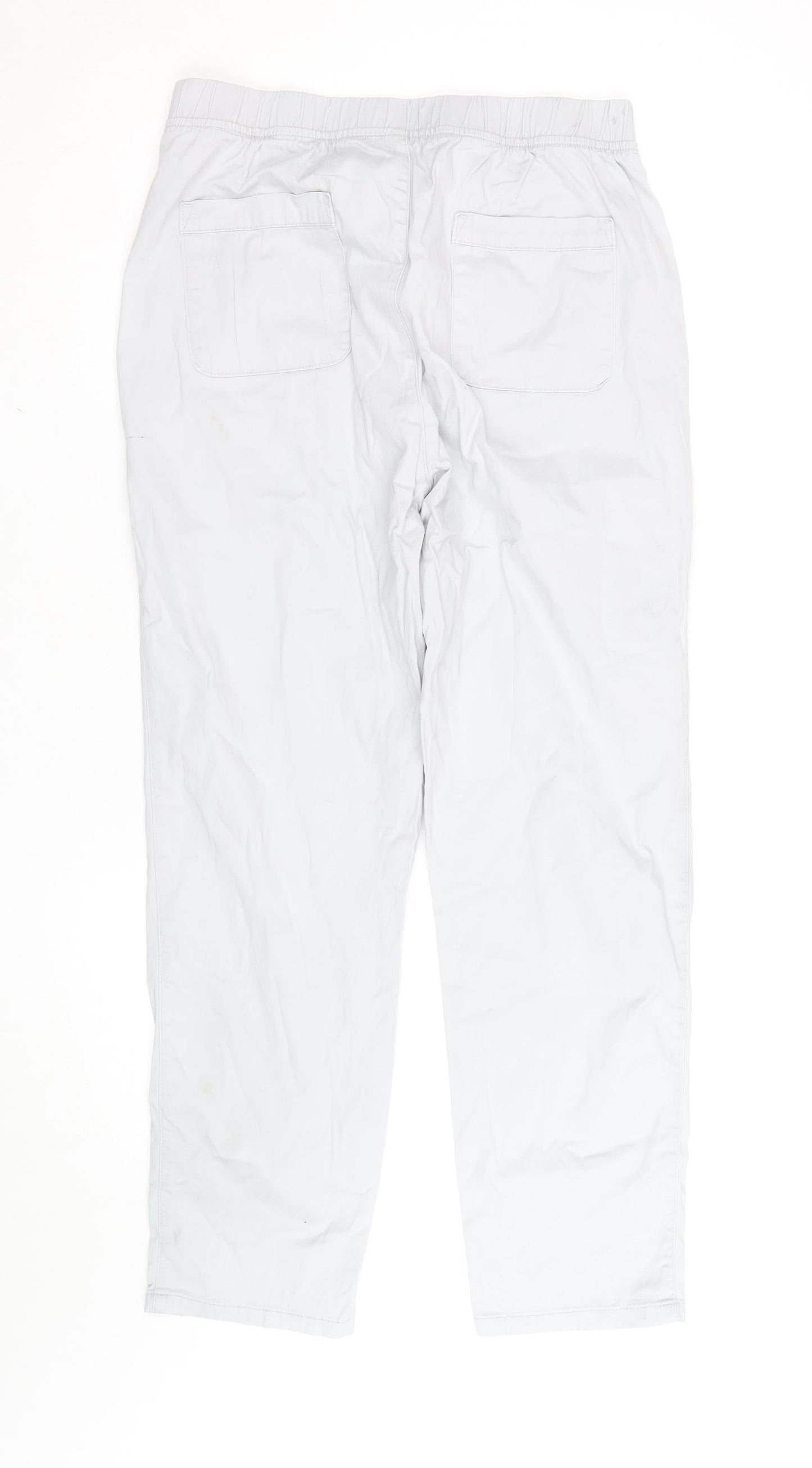 Dunnes Men’s Grey Regular Fit Cargo Elastic Waist Trousers M