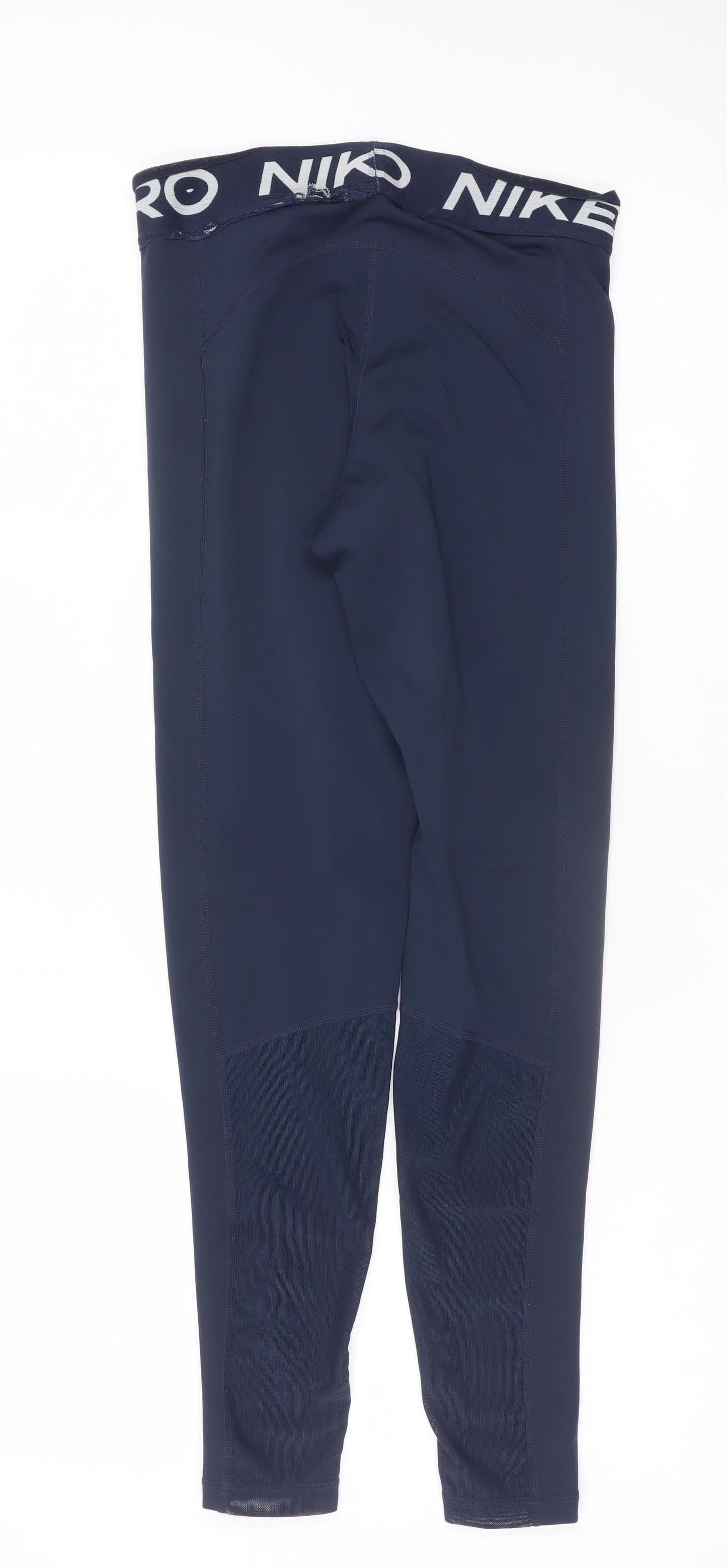 Nike Pro Dri-FIT Navy Women's S Ankle Leggings Stretch Athletic