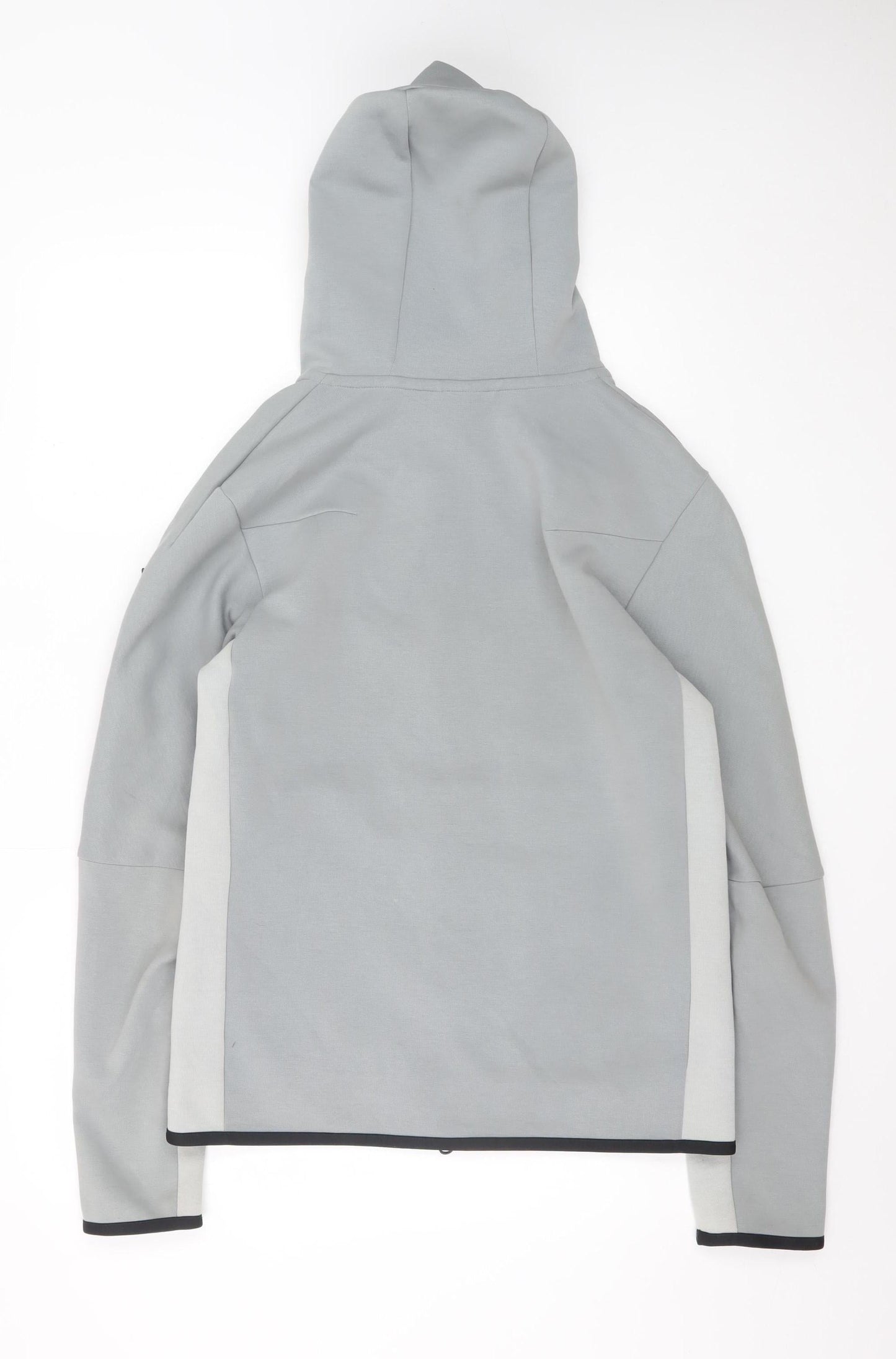 Nike Men's Grey Full Zip Hoodie Size S Lightweight Cotton