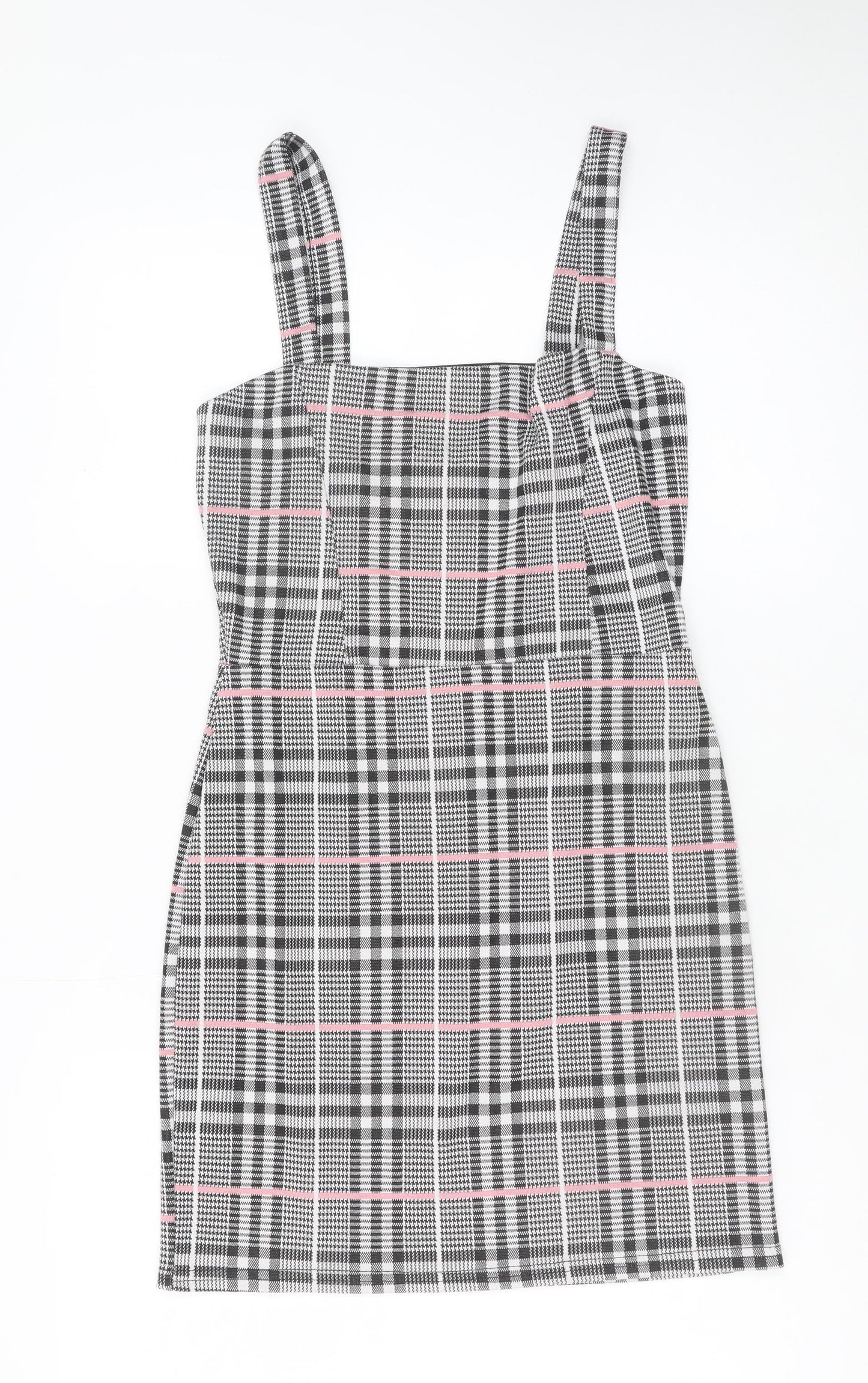 I Saw It First Women’s Multicoloured Check Pinafore Dress Size 8