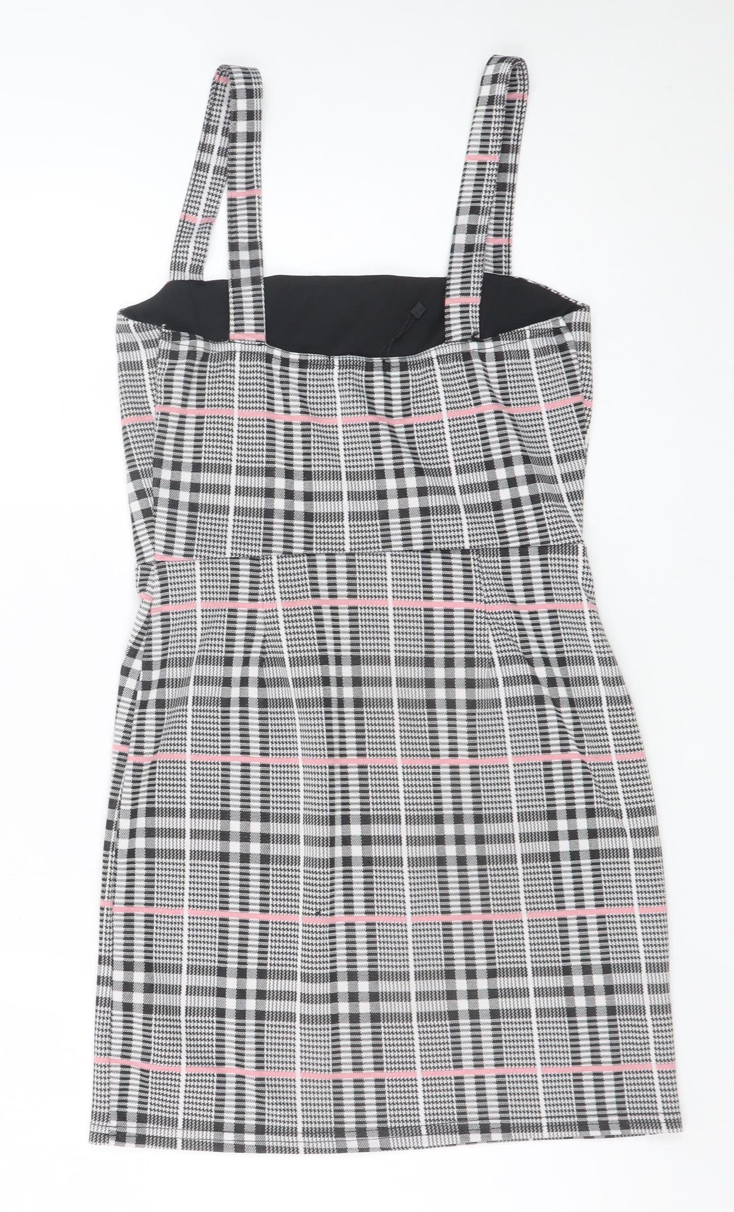 I Saw It First Women’s Multicoloured Check Pinafore Dress Size 8