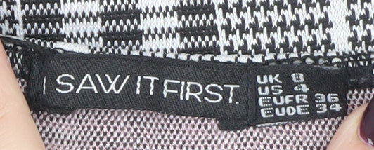 I Saw It First Women’s Multicoloured Check Pinafore Dress Size 8