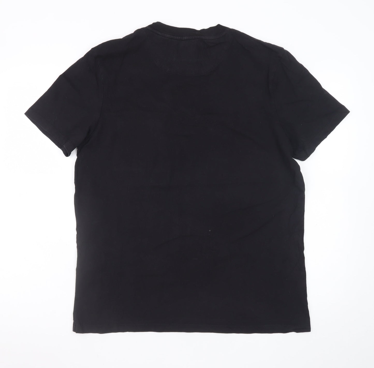 Lyle & Scott Men's Black Cotton Crew Neck Pocket T-Shirt Size L