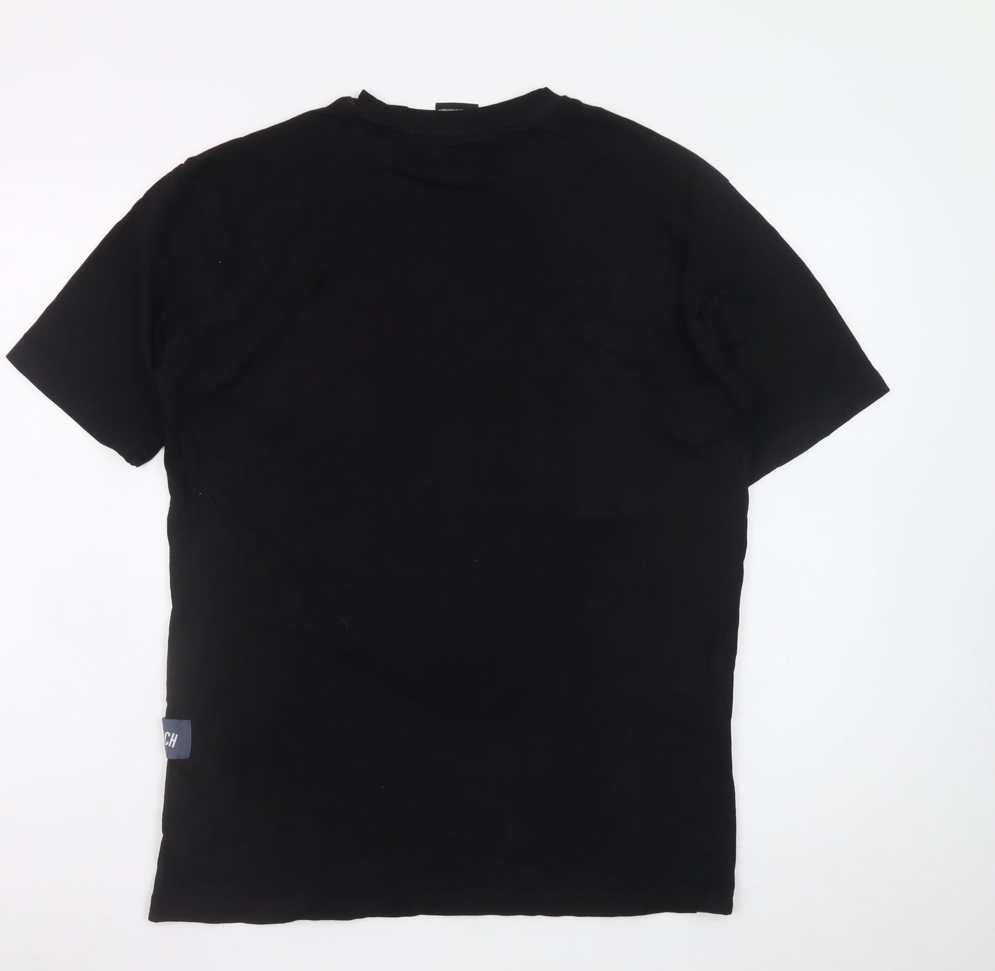 Hoodrich Men's Black Graphic Short Sleeve T-Shirt Size M