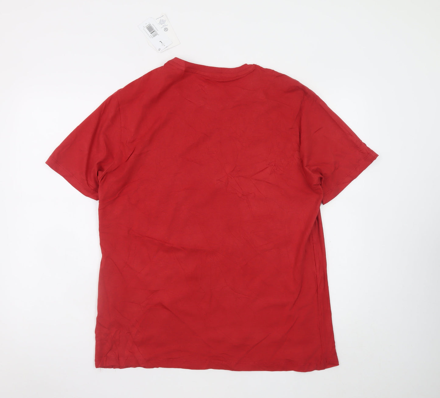 Volkswagen Men's Red Christmas Graphic T-Shirt Size L