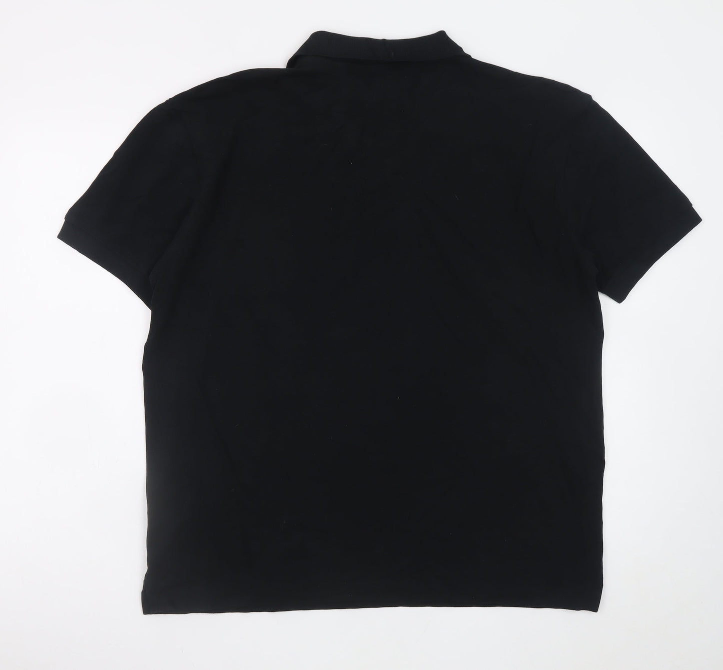 Springfield Men's Black XL Cotton Polo Shirt Classic Fit