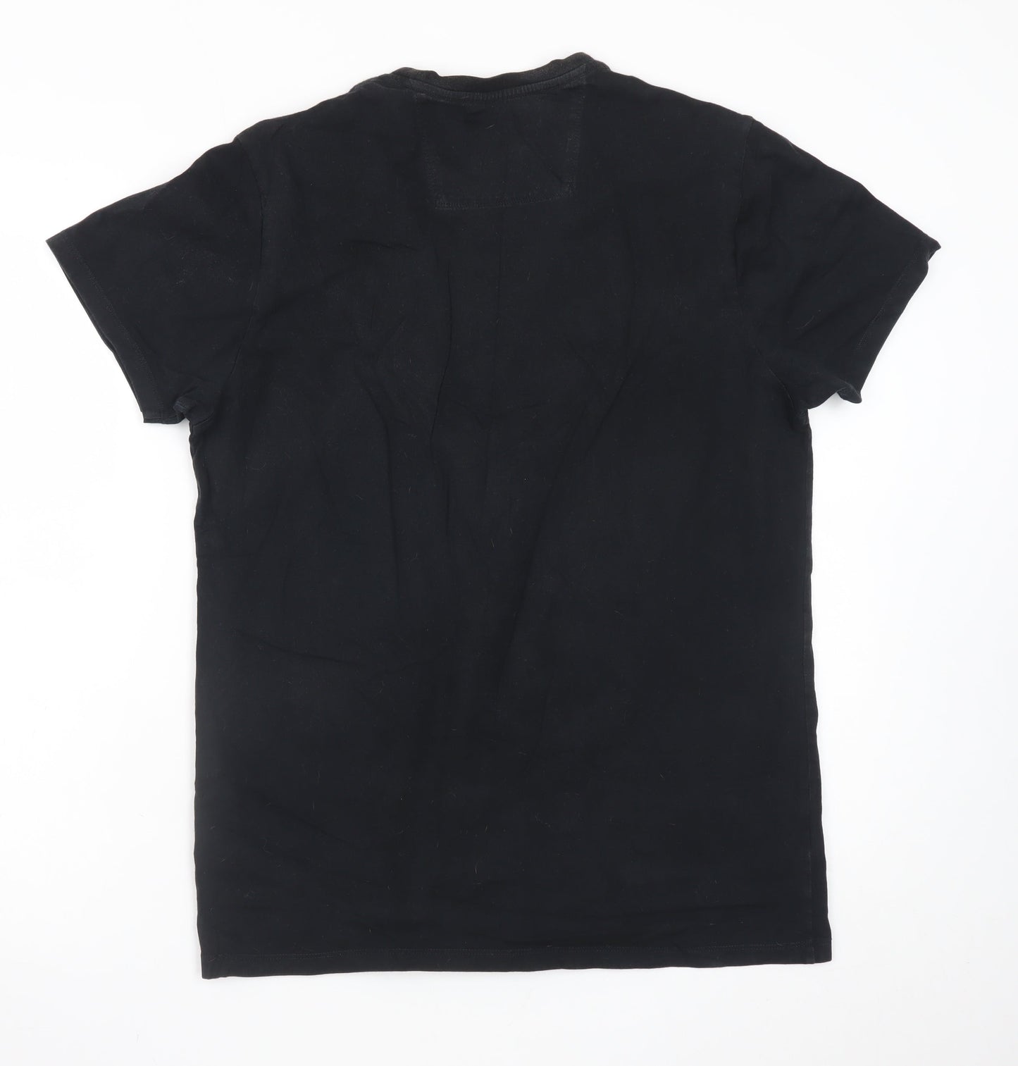 Ben Sherman Men's Black Graphic Car Print T-Shirt Medium
