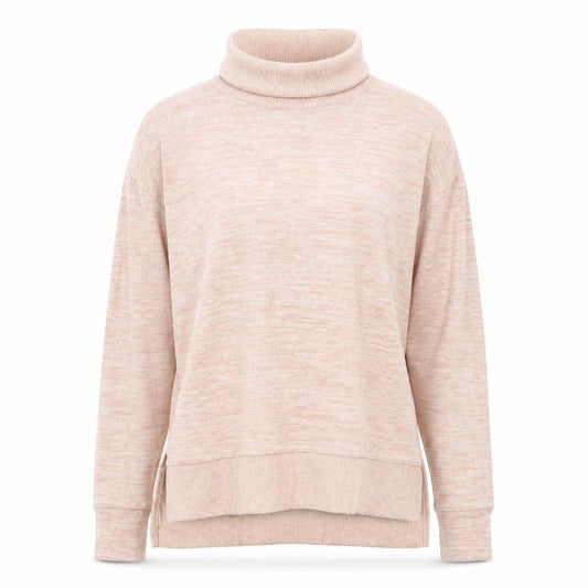 Gap Womens Beige Roll Neck Jumper Medium Long Sleeve Soft Knit