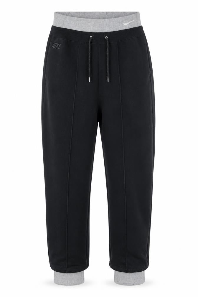Nike Men's Black Jogger Trousers M Regular Fit Fleece Sweatpants