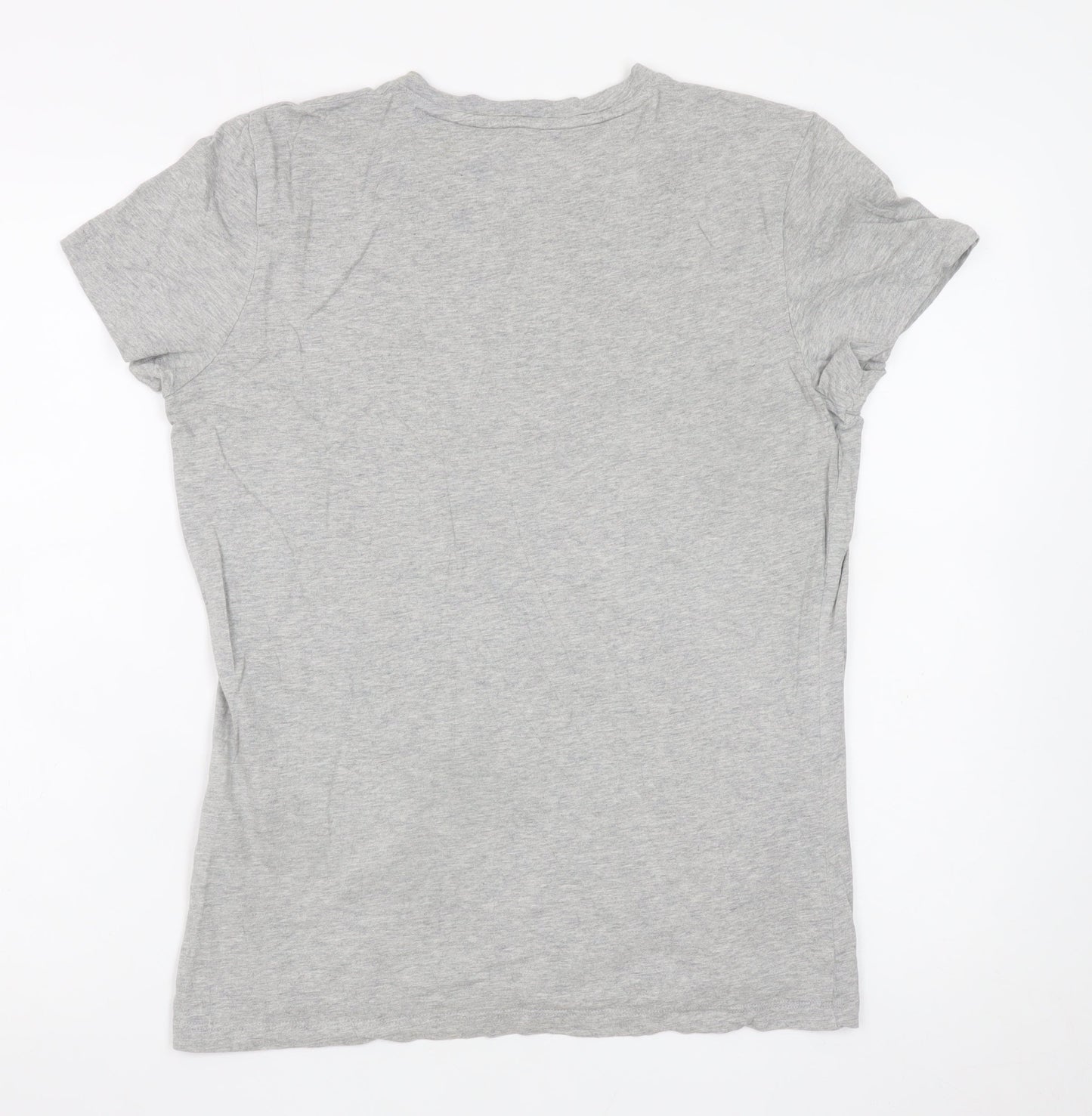 Tommy Hilfiger Men's Grey Cotton Jersey Crew Neck T-Shirt M