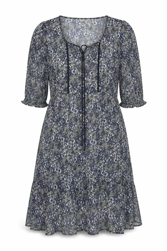Marks & Spencer Women’s Multicoloured Floral A-Line Knee Length Dress Size 10
