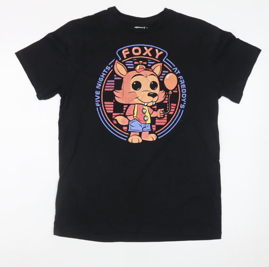 Funko Five Nights at Freddy's Foxy Black Men's M Graphic T-Shirt