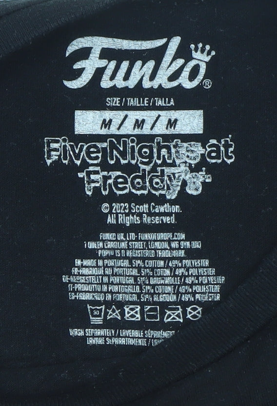 Funko Five Nights at Freddy's Foxy Black Men's M Graphic T-Shirt