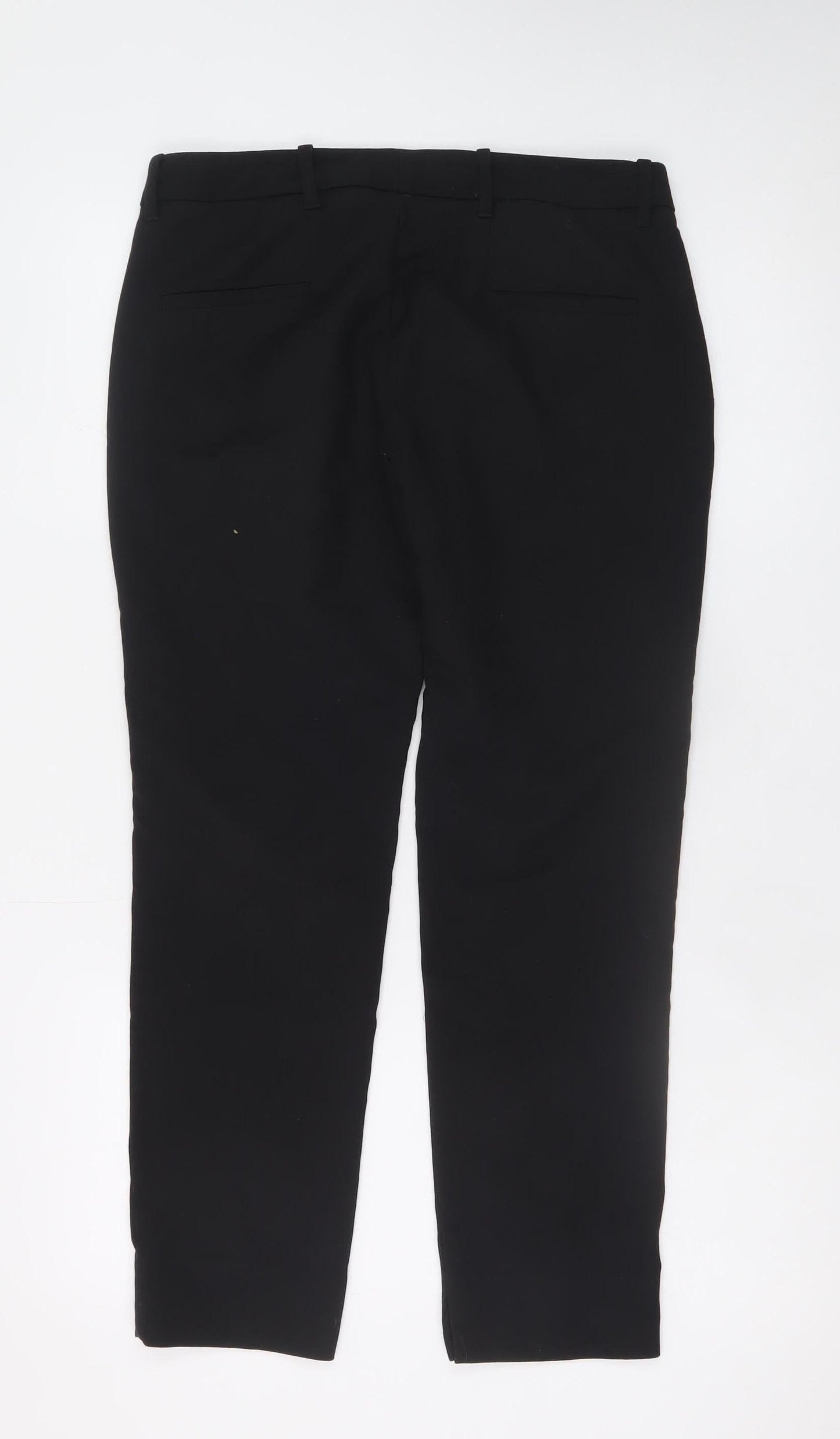Zara Woman Black Slim Fit Tailored Trousers Size 12