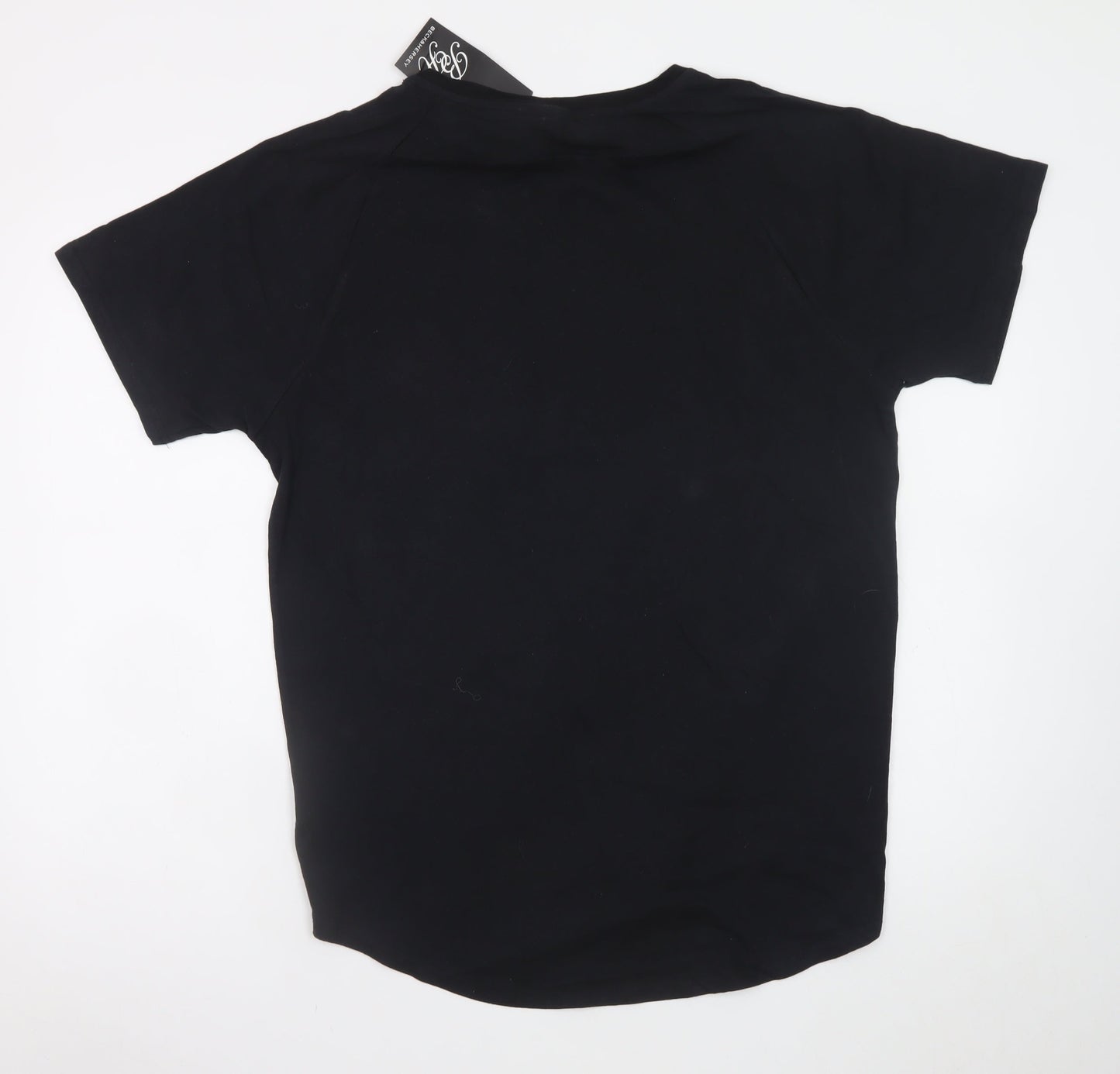 Beck & Hersey Men's Black XL Cotton Graphic Tiger T-Shirt