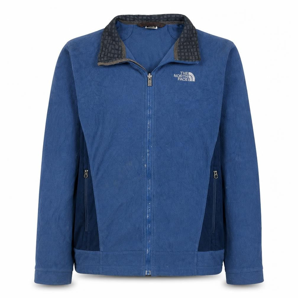 The North Face Men's Blue Full Zip Fleece Jacket Size S