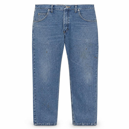Wrangler Men Blue 36x30 Regular Fit Straight Denim Jeans